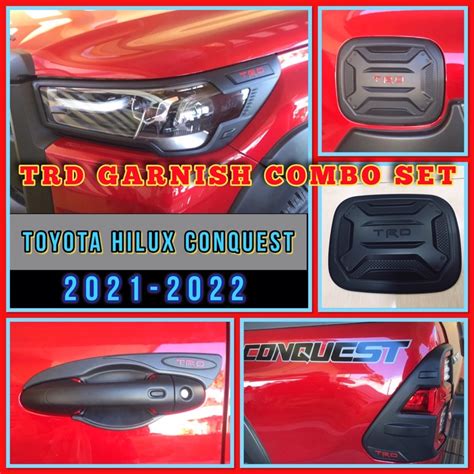 Toyota Hilux Conquest Trd Garnish Combo Set Shopee Philippines