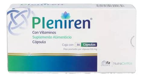 Pleniren Suplemento Alimenticio Caja Con C Psulas Env O Gratis