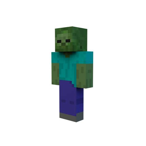 Minecraft Render Zombie By Danixoldier On Deviantart