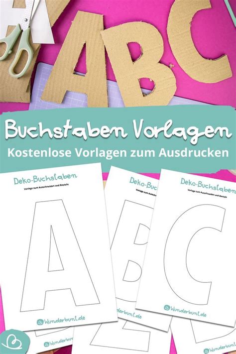 Buchstaben Aus Pappe Artofit