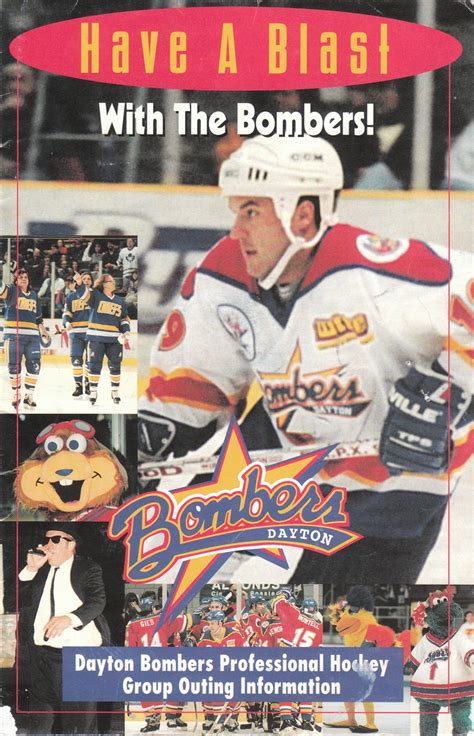 Plenty Of Colorful Promotions For The 1998 Dayton Bombers Hockey