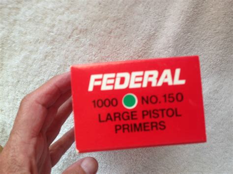 Federal Cartridge Corporation FEDERAL NO 150 LARGE PISTOL PRIMERS 1000