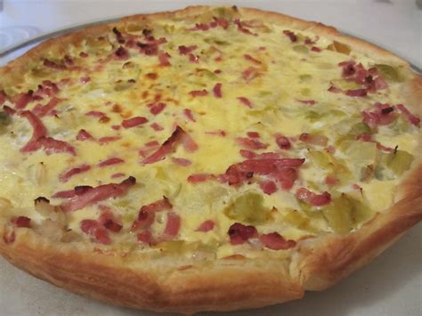 Quiche lardons poireaux Recettes diététiques et gourmandes