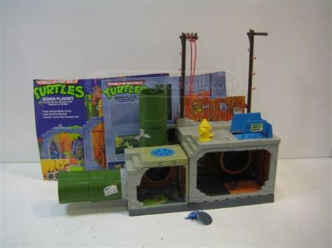 Vintage 1989 Ninja Turtles Tmnt Sewer Lair Playset Tmnt Ninja Turtle