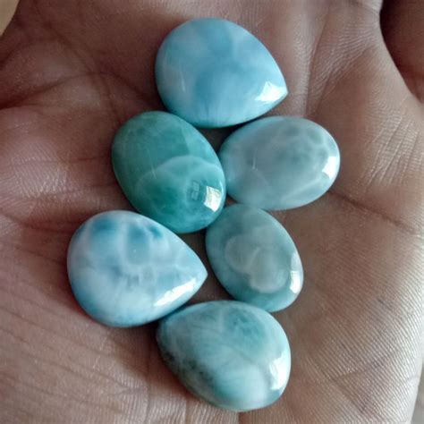 Buy Natural Larimar Gemstone Loose Stone Larimar Stone For Jewelry Mm