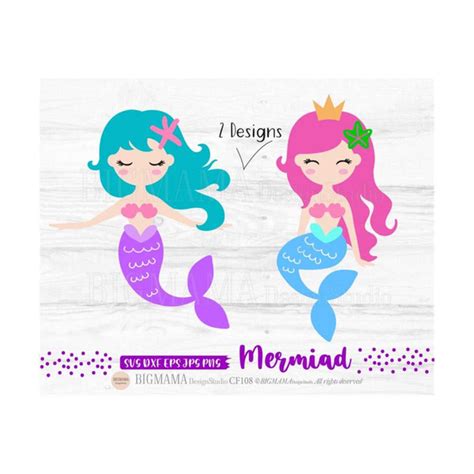 Mermaid Svgmermaid Princessseasummergirldxfcut Filebi Inspire Uplift