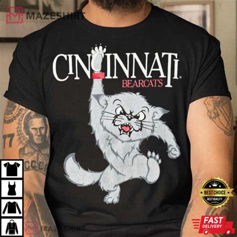 NCAA Cincinnati Bearcats Mascot Logo Football Best T-Shirt