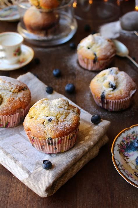 Muffin Con Mirtilli E Cioccolato Bianco I Sapori Di Casa