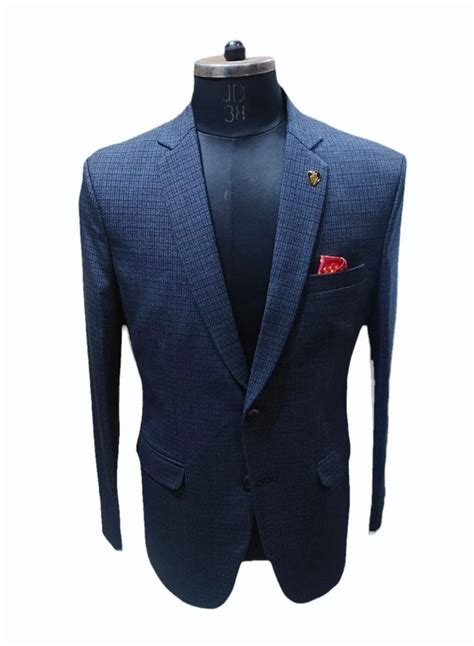 Polycotton Mens Blue Plain Causal Blazer At Rs 1695 In New Delhi ID