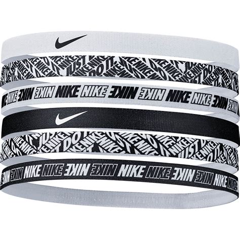 Nike Womens Printed Headbands 6 Pack Academy