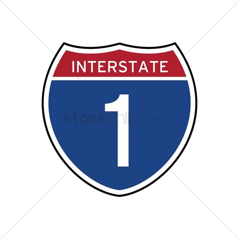 Interstate Sign Vector At Vectorified Collection Of Interstate