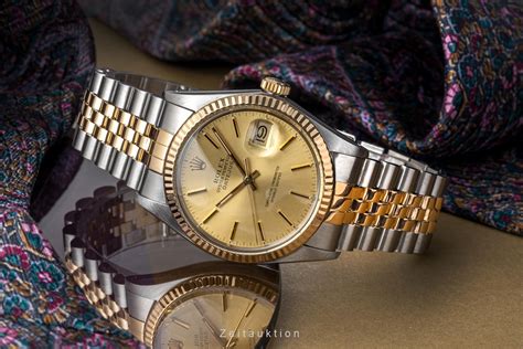 Rolex Datejust Stahl Gold Automatik Kal 3035 Ref 16013 2300783