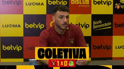 Coletiva De Mariano Soso Sport X Mirassol Youtube