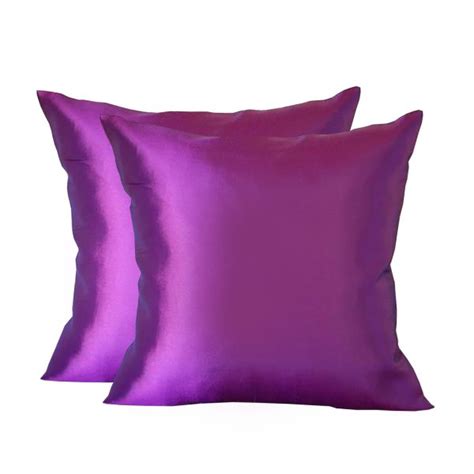 Purple Taffeta Silk Cushion Cover - Luxury Wedding Invitations ...