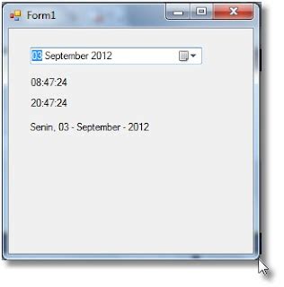 Visual Basic Dan C Menampilkan Jam Dan Tanggal Dengan Vb Net