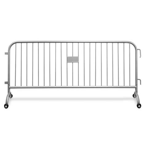 Silver Steel Barricade Crowd Control Barricades Wholesale Pricing