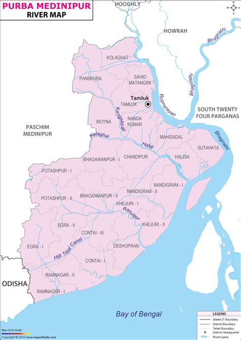 Purba Medinipur River Map