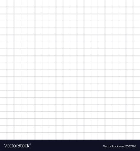 Five millimeters square grid on white seamless Vector Image