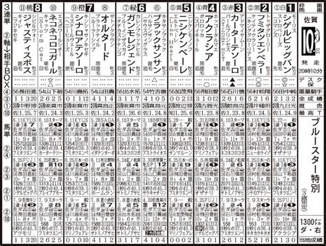 佐賀競馬10r出走表 ― スポニチ Sponichi Annex ギャンブル