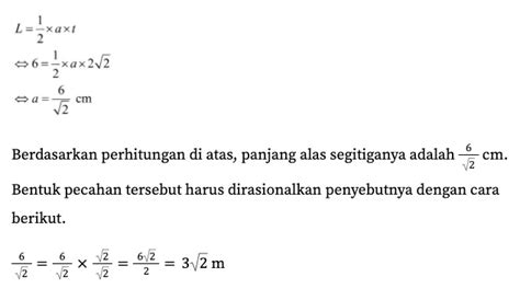 Bentuk Akar Sifat Operasi Dan Cara Merasionalkannya Quipper Blog