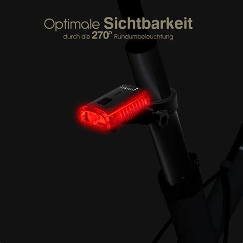 Led Akku Fahrrad Licht Beleuchtung Set Lux Stvzo Scheinwerfer