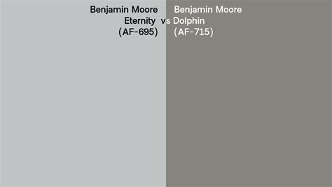 Benjamin Moore Eternity Vs Dolphin Side By Side Comparison