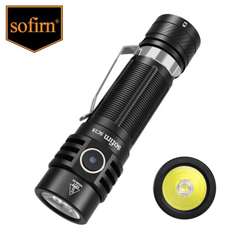 Sofirn Sc Rechargeable Edc Flashlight Sst Max Lumens Tir