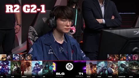 BLG Vs T1 Game 1 Round 2 LoL MSI 2024 Main Stage Bilibili Gaming