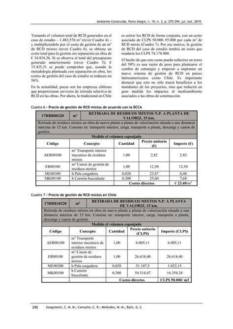 Urbanizaci N De Viviendas Y Gesti N Ecoeficiente De Residuos Pdf