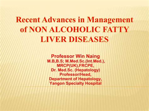 Non Alcoholic Fatty Liver Diseases Modify Edited By Kyinpptx