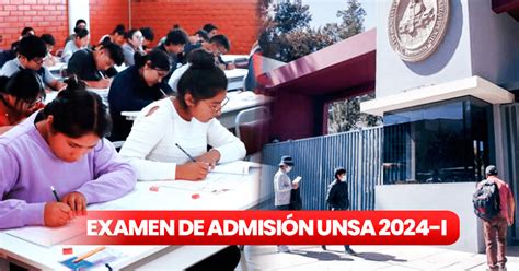 UNSA Examen de Admisión 2024 carnet de postulante vacantes y todo