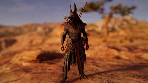 Assassins Creed Origins Dark Side Of The Moon Outfitanubis Outfit