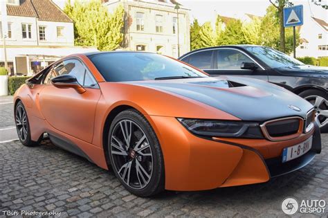 Matte Orange Bmw I8 Spotted In Belgium Autoevolution