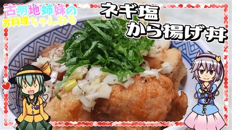 【ゆっくり実況】病みつきになる美味しさ！サクサクジューシーなネギ塩から揚げ丼を作【ゆっくり料理】 Youtube