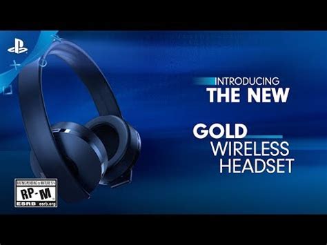 Sony PlayStation Gold trådlöst headset Limited edition Elgiganten