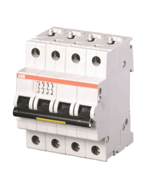 Interruttore Magnetotermico ABB S204P 4P 32A 25kA Tipo C 4 Moduli Matyco