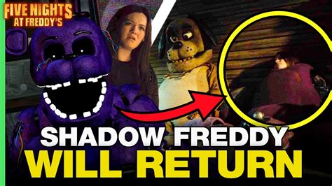 Shadow Freddy Will Return Five Nights At Freddy S Movie Major Cameo