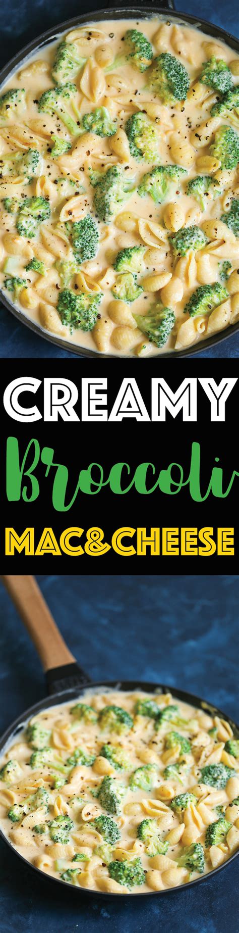 Creamy Broccoli Mac And Cheese Damn Delicious