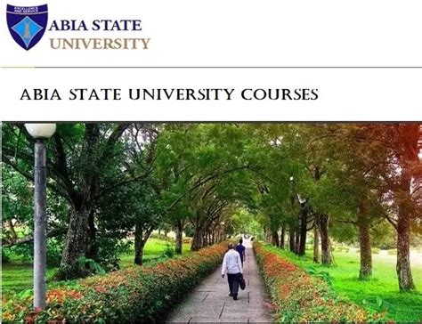 Course Offered In Abia State University Absu And The School Fees