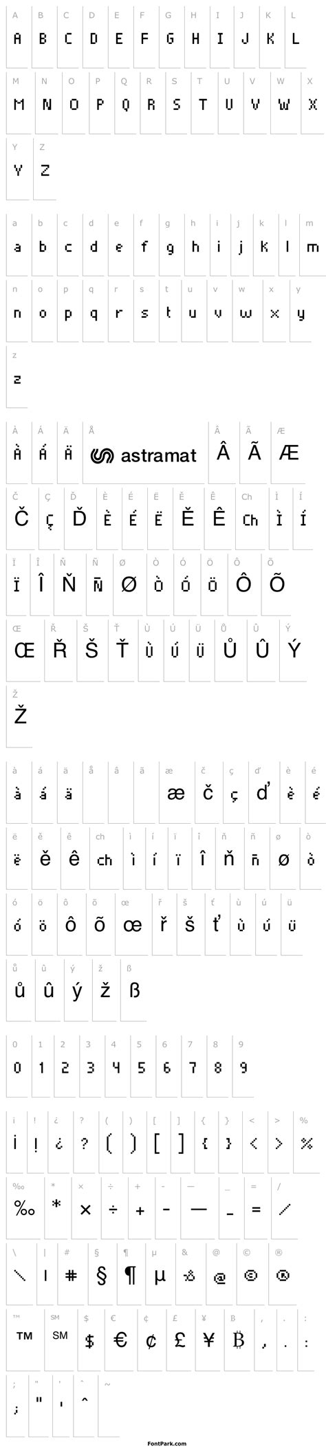 Pixelade Font FontPark