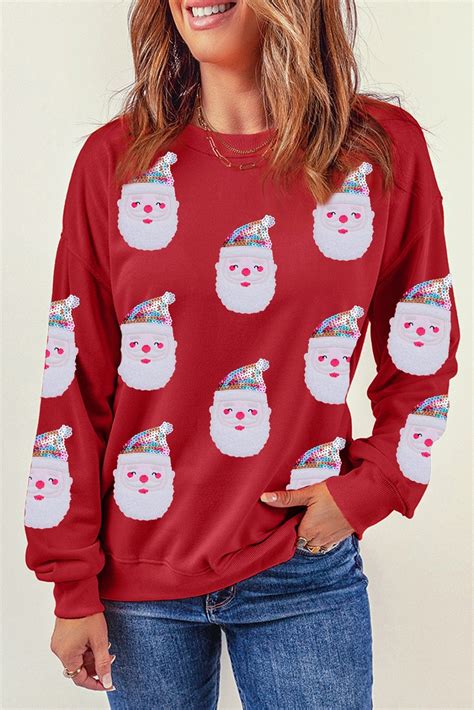 Rainbow Santa Top Hazelmaeboutique