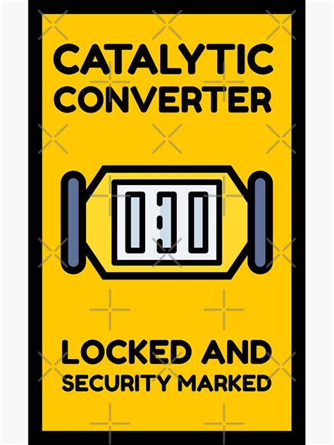 "Catalytic Converter Anti theft" Sticker for Sale by samtrepeneur ...