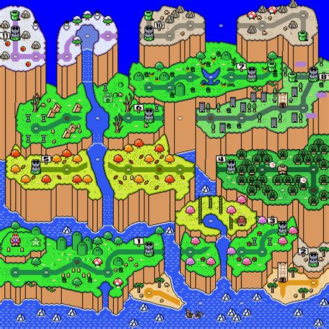 New Super Mario Bros 2 World Map