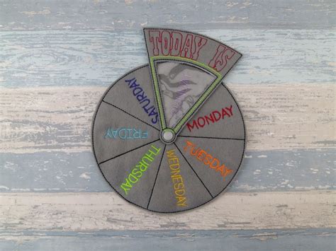 Weather Wheel Today Is Chart Board Educational Felt Etsy