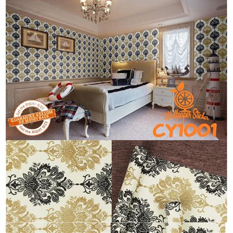 Jual Wallpaper Dinding Ukuran Cm X Meter Wallstiker Motif Dan