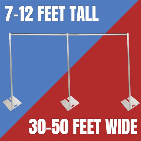 12 foot tall x 50 foot wide Framework Kit-12x50-FW