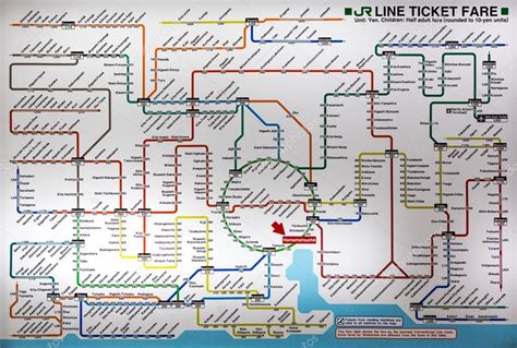 Tokyo metro map – Stock Editorial Photo © piccaya #35797281