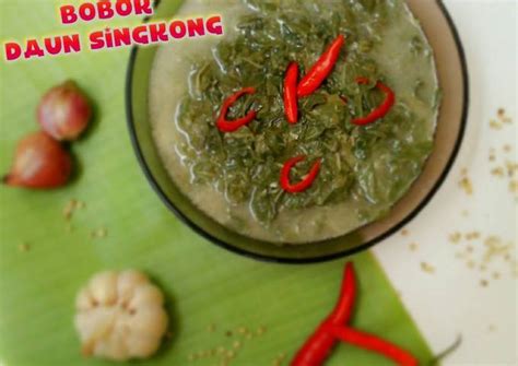 Resep Bobor Daun Singkong Oleh Mc Nieee Cookpad