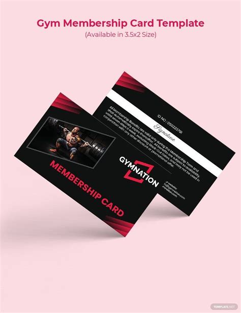 Sport Membership Card Template