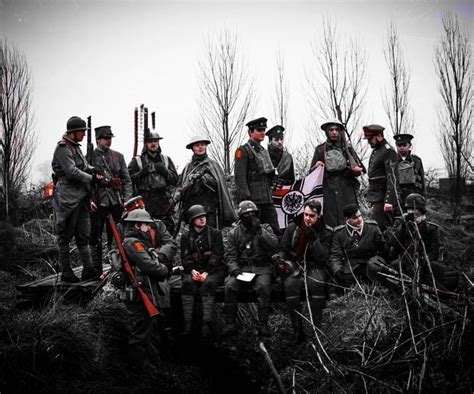 Some of our 100 member WW1 Airsoft team based out of Lincoln. : r/airsoft